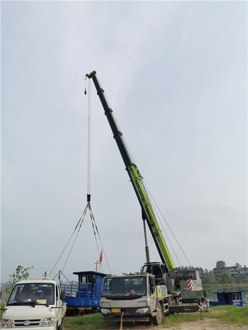 娄烦县桥梁建设吊装案例